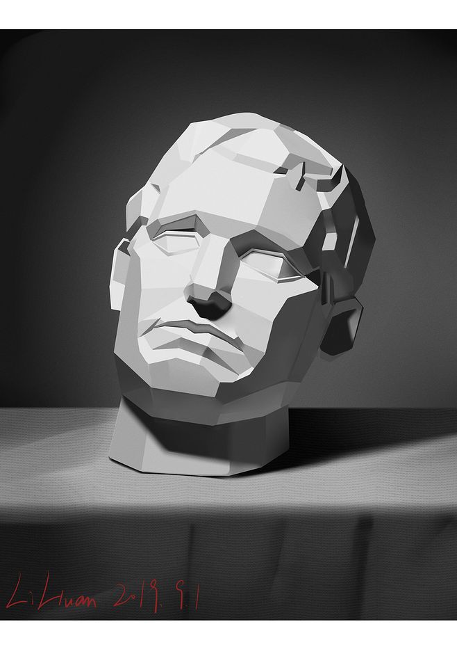 凝固的永恒 石膏头像的艺术与美学